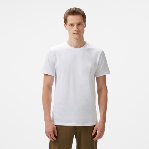  Boss Tales Erkek Beyaz T-Shirt