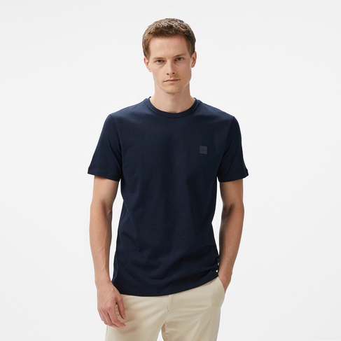  Boss Tales Erkek Mavi T-Shirt