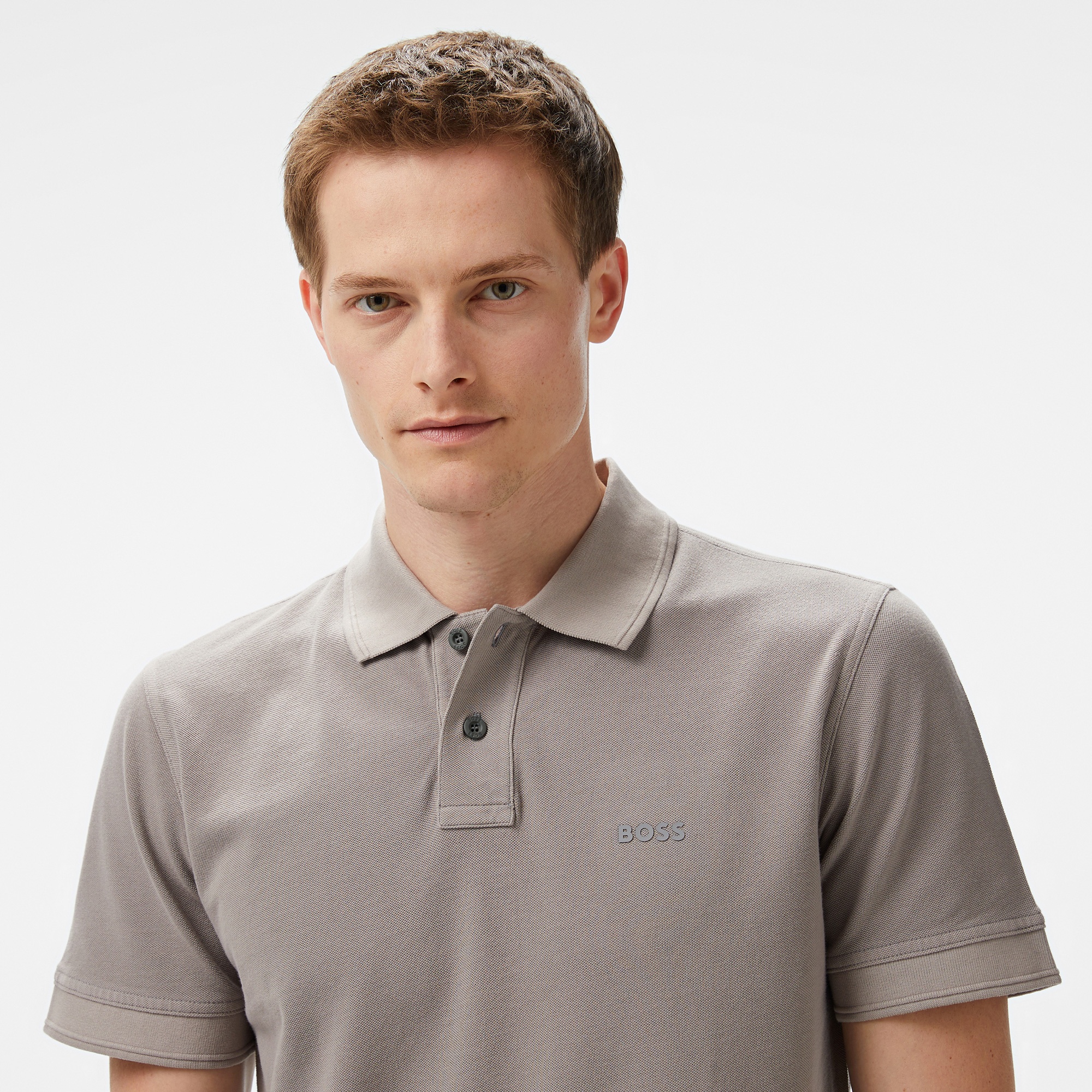 Boss Prime Erkek Gri Polo