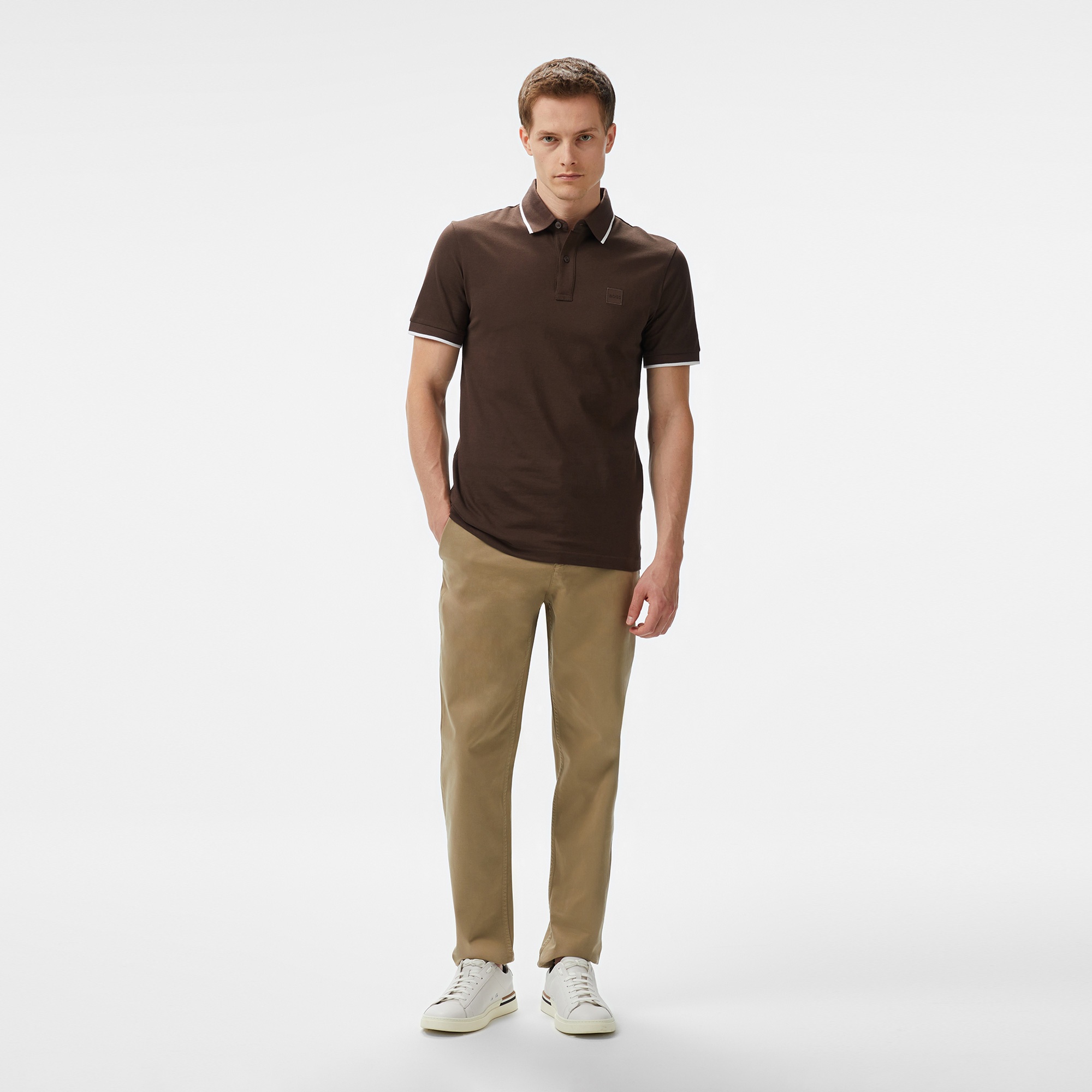 Boss Passertip Erkek Kahverengi Polo
