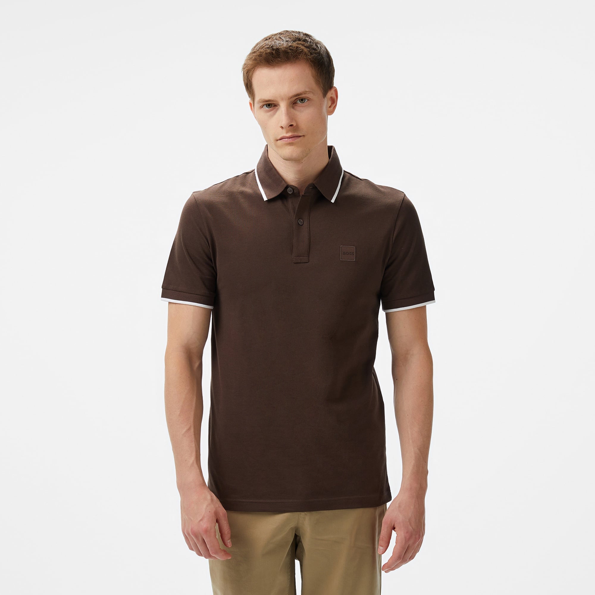 Boss Passertip Erkek Kahverengi Polo