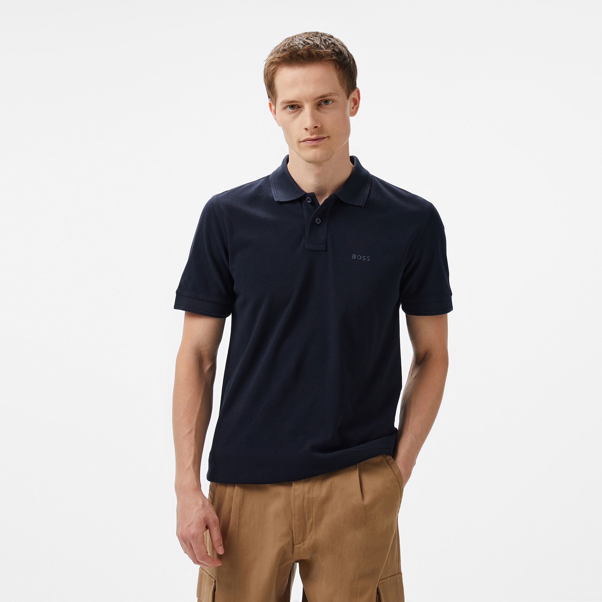 Boss Prime Erkek Mavi Polo