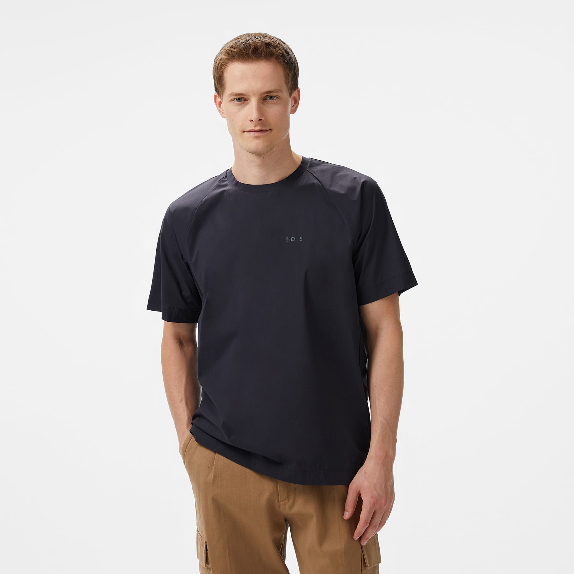 Boss Lompoul Erkek Lacivert T-Shirt