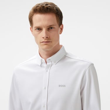  Boss Motion Erkek Beyaz Gömlek