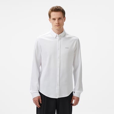  Boss Motion Erkek Beyaz Gömlek
