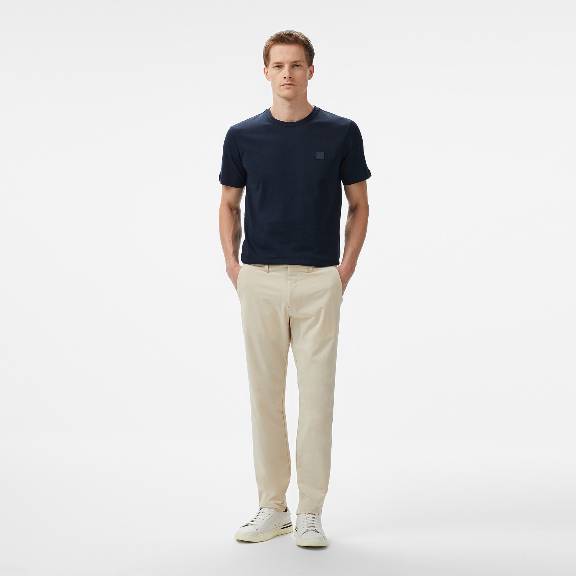 Boss Commuter Hexastre Erkek Bej Pantolon