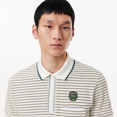  Lacoste Erkek Beyaz Polo