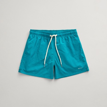  GANT Erkek Mavi Regular Fit Logolu Mayo Şort