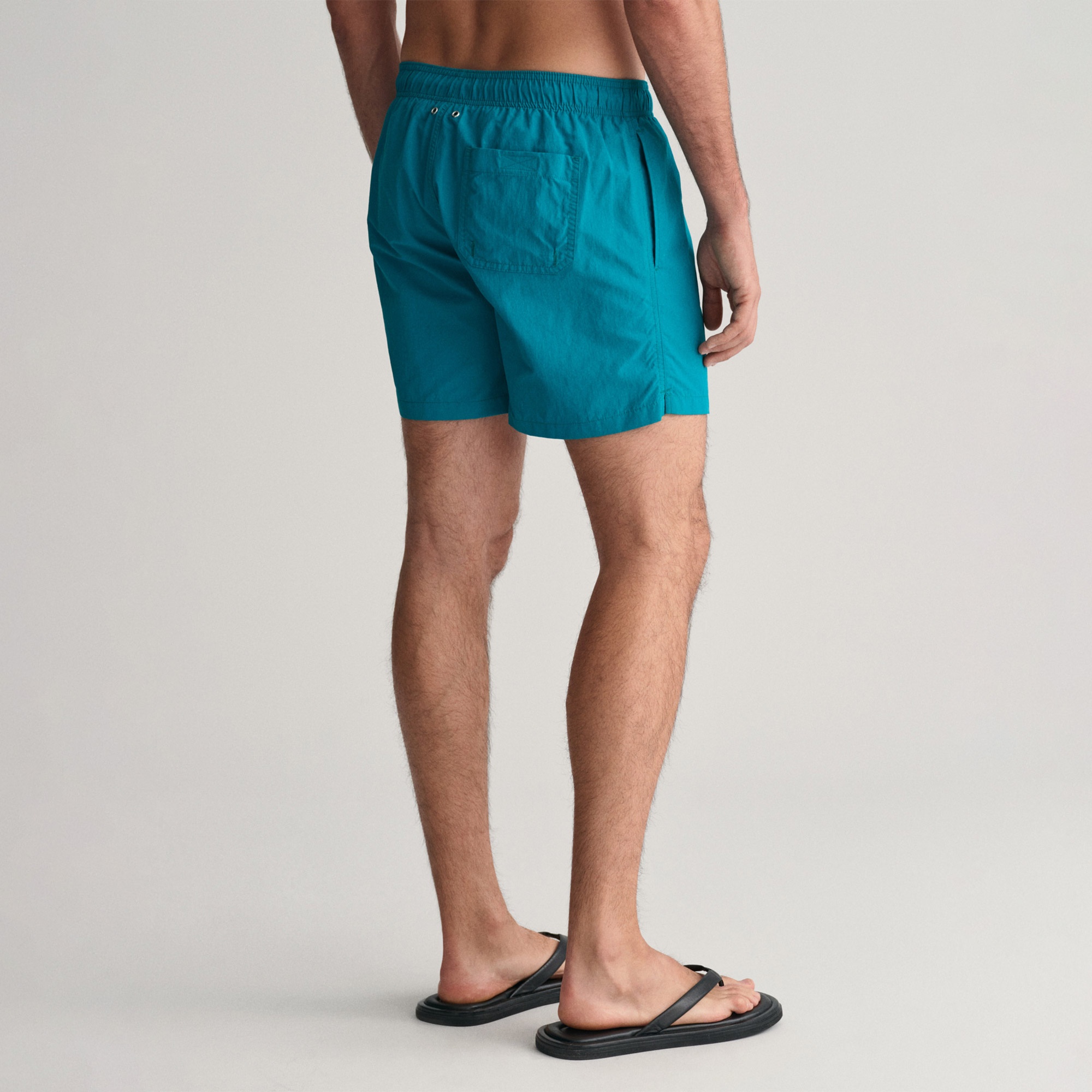 GANT Erkek Mavi Regular Fit Logolu Mayo Şort