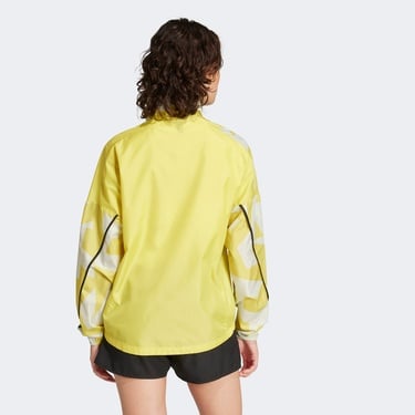  adidas Terrex Multi Printed Wind Kadın Sarı Ceket