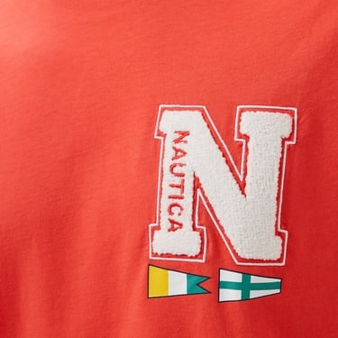  Nautica Erkek Kırmızı Regular Fit T-Shirt