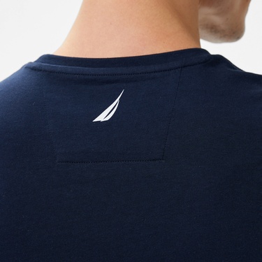  Nautica Erkek Lacivert Regular Fit T-Shirt