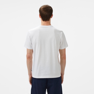  Nautica Erkek Beyaz Regular Fit T-Shirt