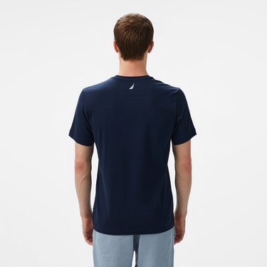  Nautica Erkek Lacivert Regular Fit T-Shirt