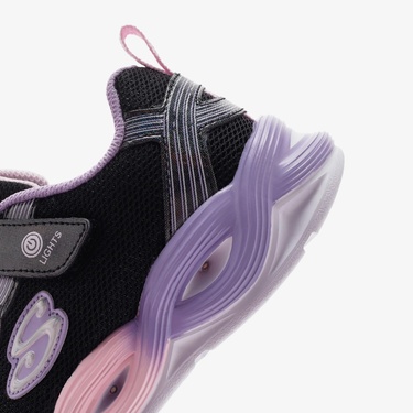 Skechers Twisty Glow Çocuk Siyah Spor Ayakkabı
