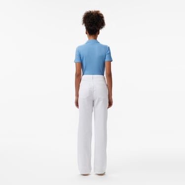  Nautica Kadın Beyaz Straight Fit Pantolon