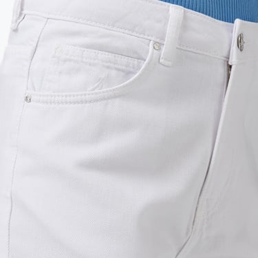  Nautica Kadın Beyaz Straight Fit Pantolon