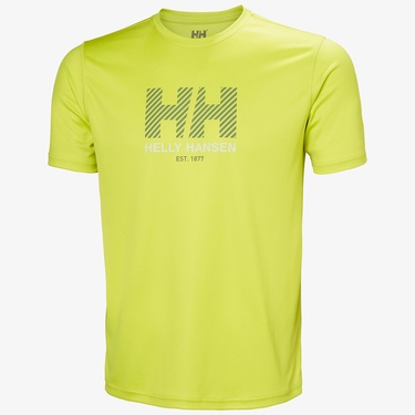  Helly Hansen Hh Tech Graphic 2.0  Erkek Sarı T-shirt