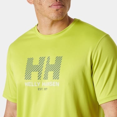  Helly Hansen Hh Tech Graphic 2.0  Erkek Sarı T-shirt