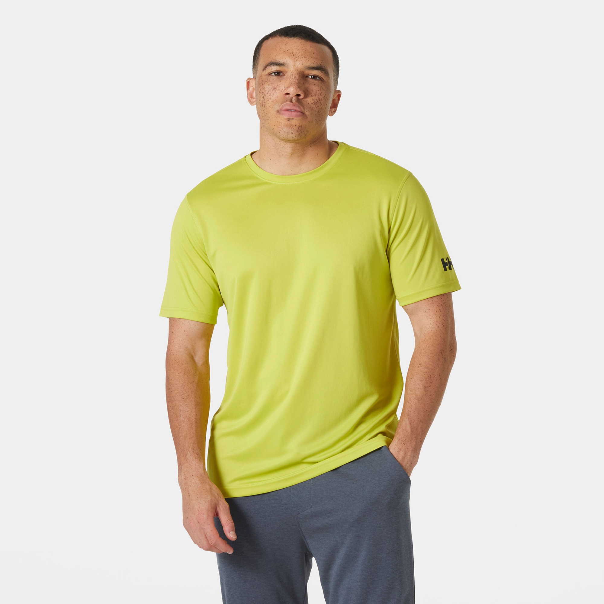 Helly Hansen Hh Tech  2.0  Erkek Sarı T-shirt