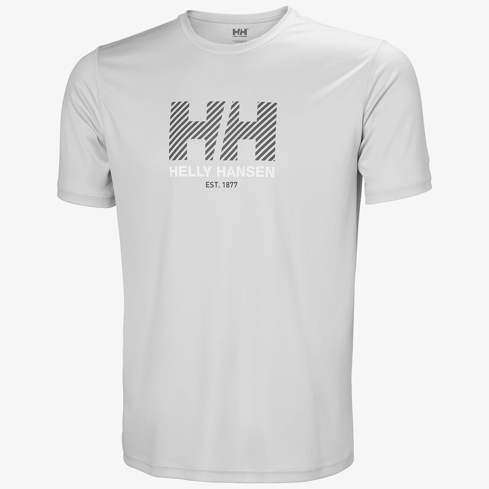 Helly Hansen Hh Tech Graphic 2.0  Erkek Gri T-shirt