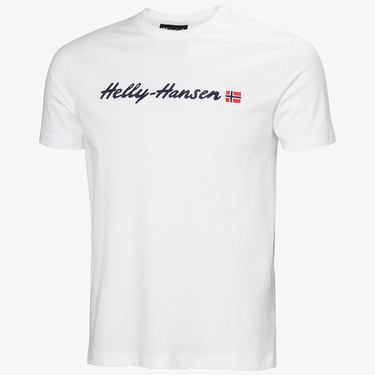  Helly Hansen Core Graphic 2.0  Erkek Beyaz T-shirt