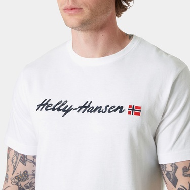  Helly Hansen Core Graphic 2.0  Erkek Beyaz T-shirt