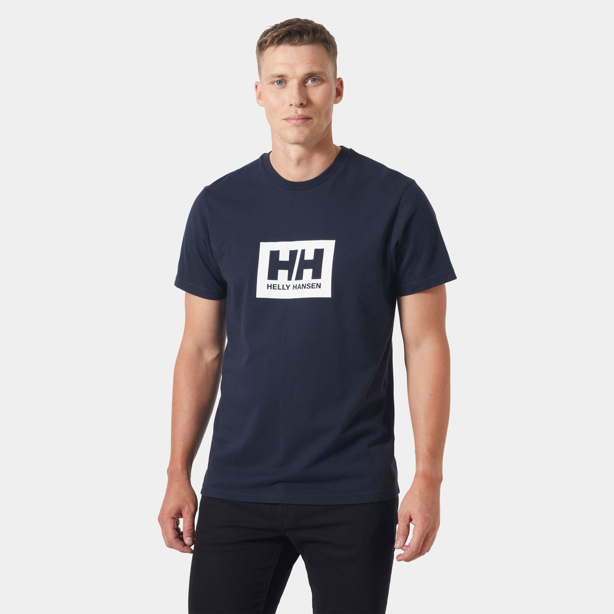 Helly Hansen Hh Box 2.0  Erkek Lacivert T-shirt