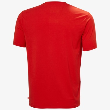  Helly Hansen Skog Recycled Graphic Erkek Kırmızı T-shirt