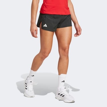  adidas Adizero Essentials Split Kadın Siyah Koşu Şortu