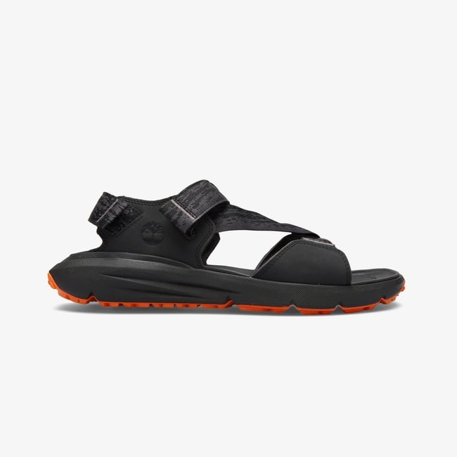  Timberland Motion Dune Backstrap Erkek Siyah Sandalet