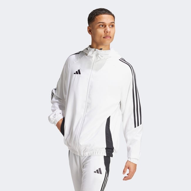  adidas Tiro 24 Erkek Beyaz Rüzgarlık