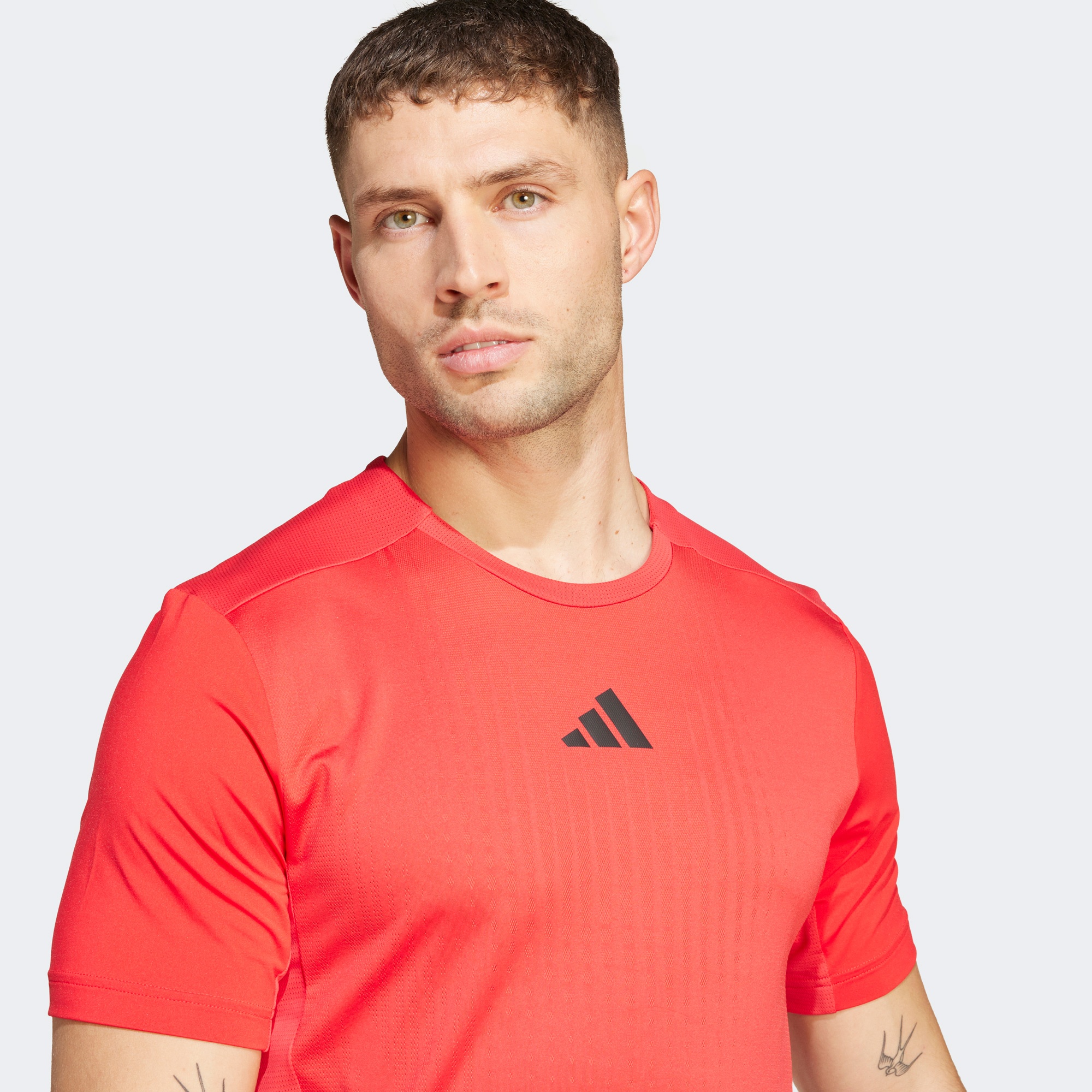 adidas Airchill Erkek Kırmızı Antrenman T-Shirt