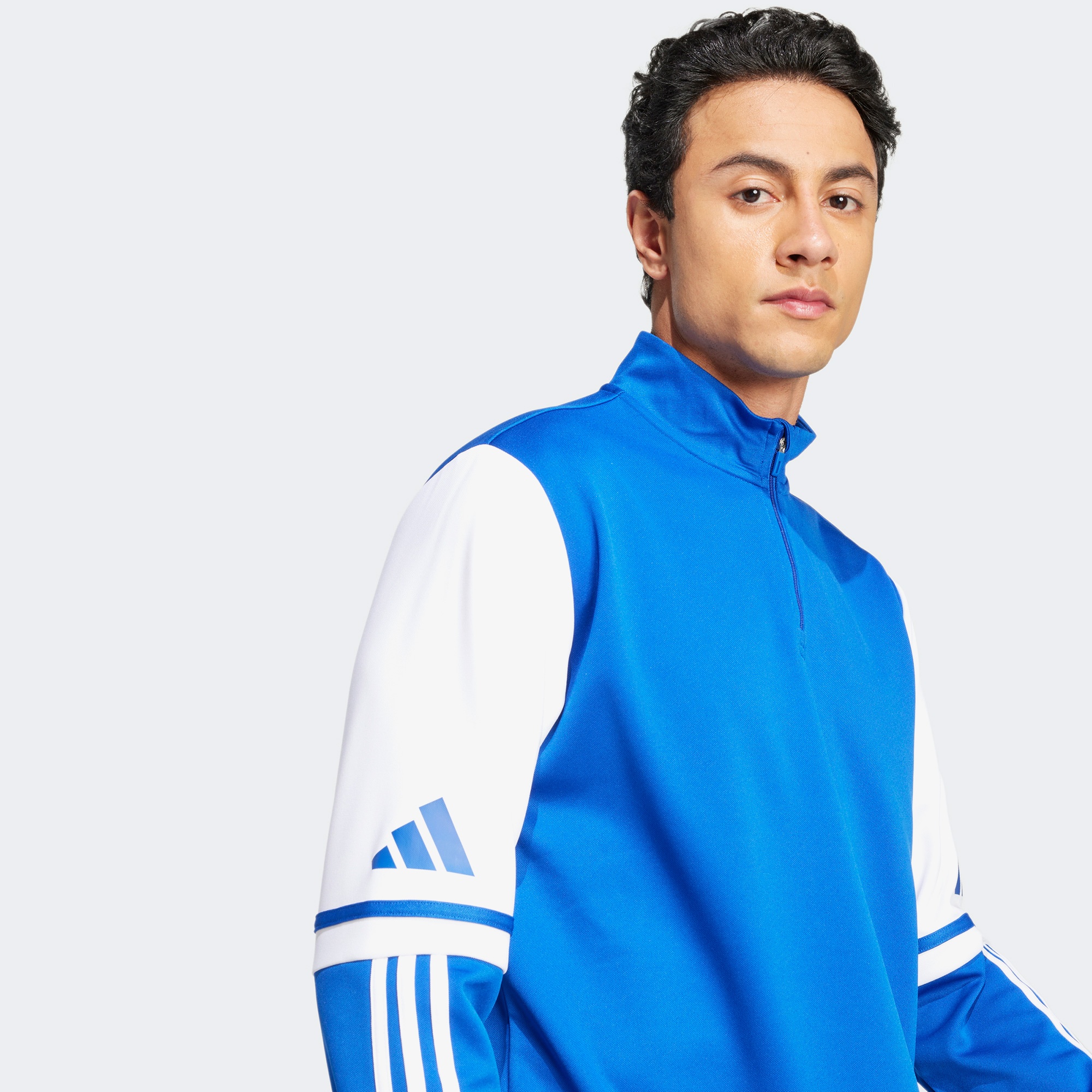 adidas Squadra 25 Erkek Mavi Sweatshirt