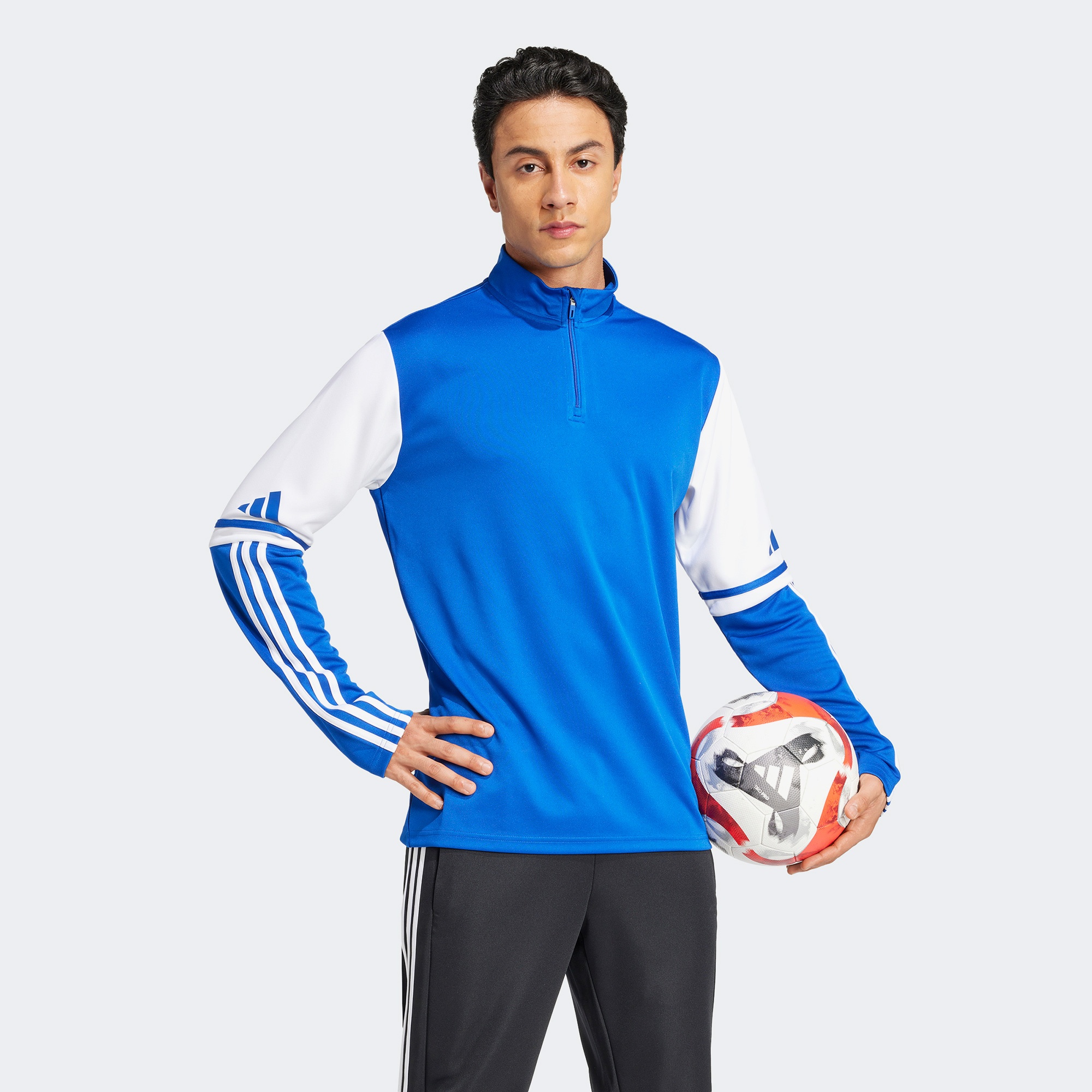 adidas Squadra 25 Erkek Mavi Sweatshirt