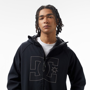  DC Spectrum Softshell Erkek Siyah Mont