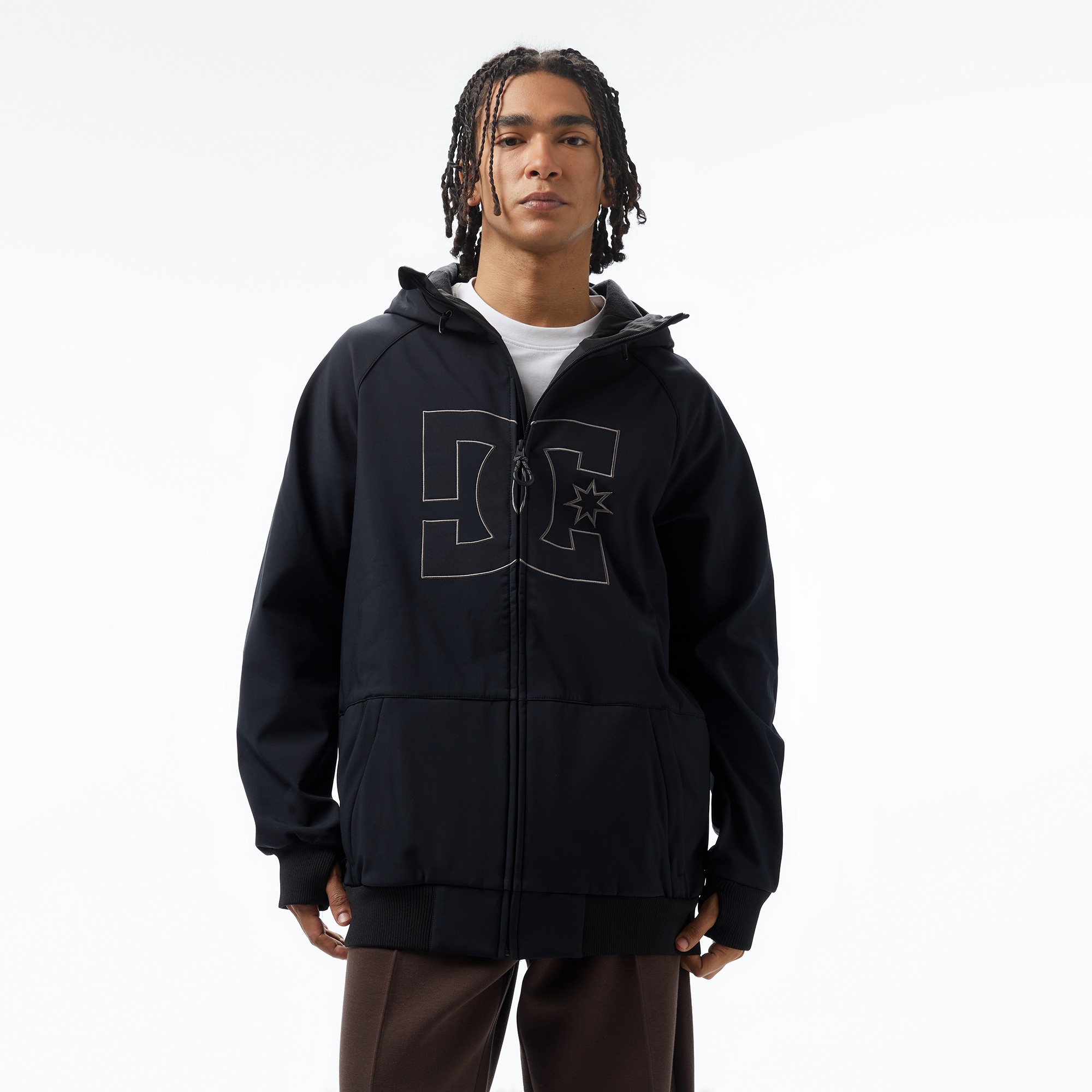 DC Spectrum Softshell Erkek Siyah Mont