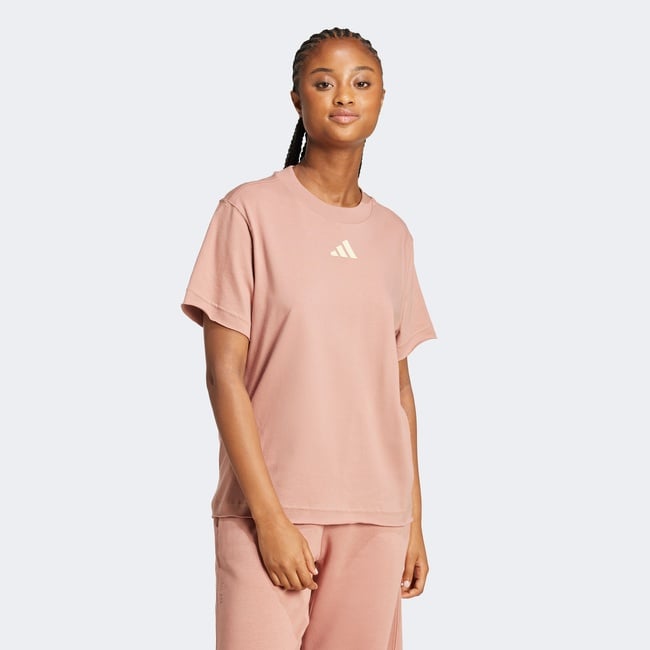  adidas All Szn Loose Graphic Kadın Pembe T-Shirt