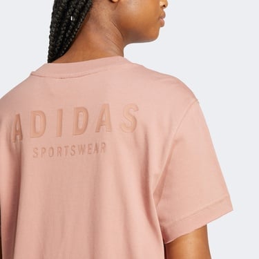  adidas All Szn Loose Graphic Kadın Pembe T-Shirt