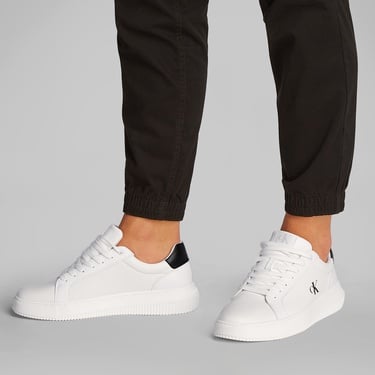  Calvin Klein Chunky Cupsole Erkek Beyaz Sneaker