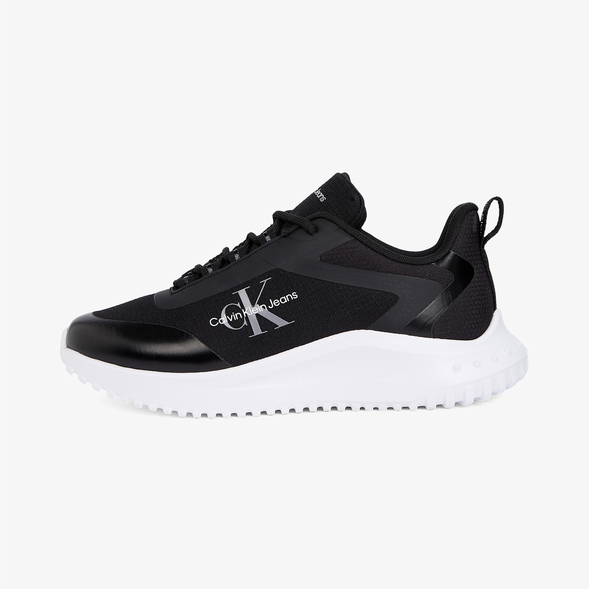 Calvin Klein Eva Runner Low Lace Mix Kadın Siyah Sneaker