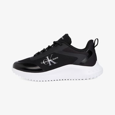  Calvin Klein Eva Runner Low Lace Mix Kadın Siyah Sneaker