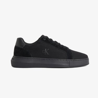  Calvin Klein Chunky Cupsole Canvas Erkek Siyah Sneaker