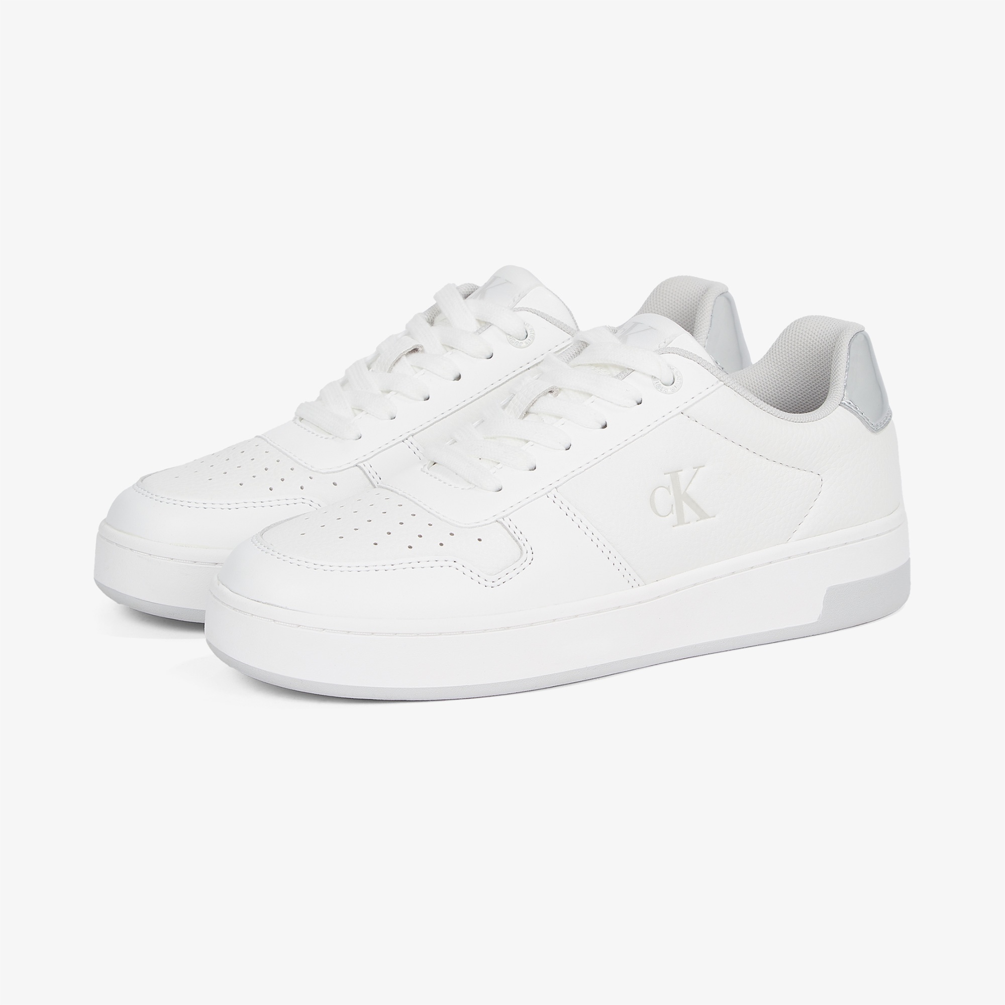 Calvin Klein Basket Cupsole Low Kadın Beyaz Sneaker