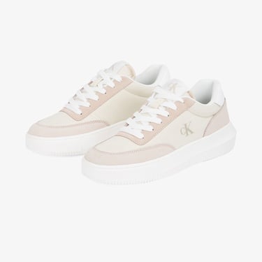  Calvin Klein Chunky Cupsole Low Mix Kadın Beyaz Sneaker