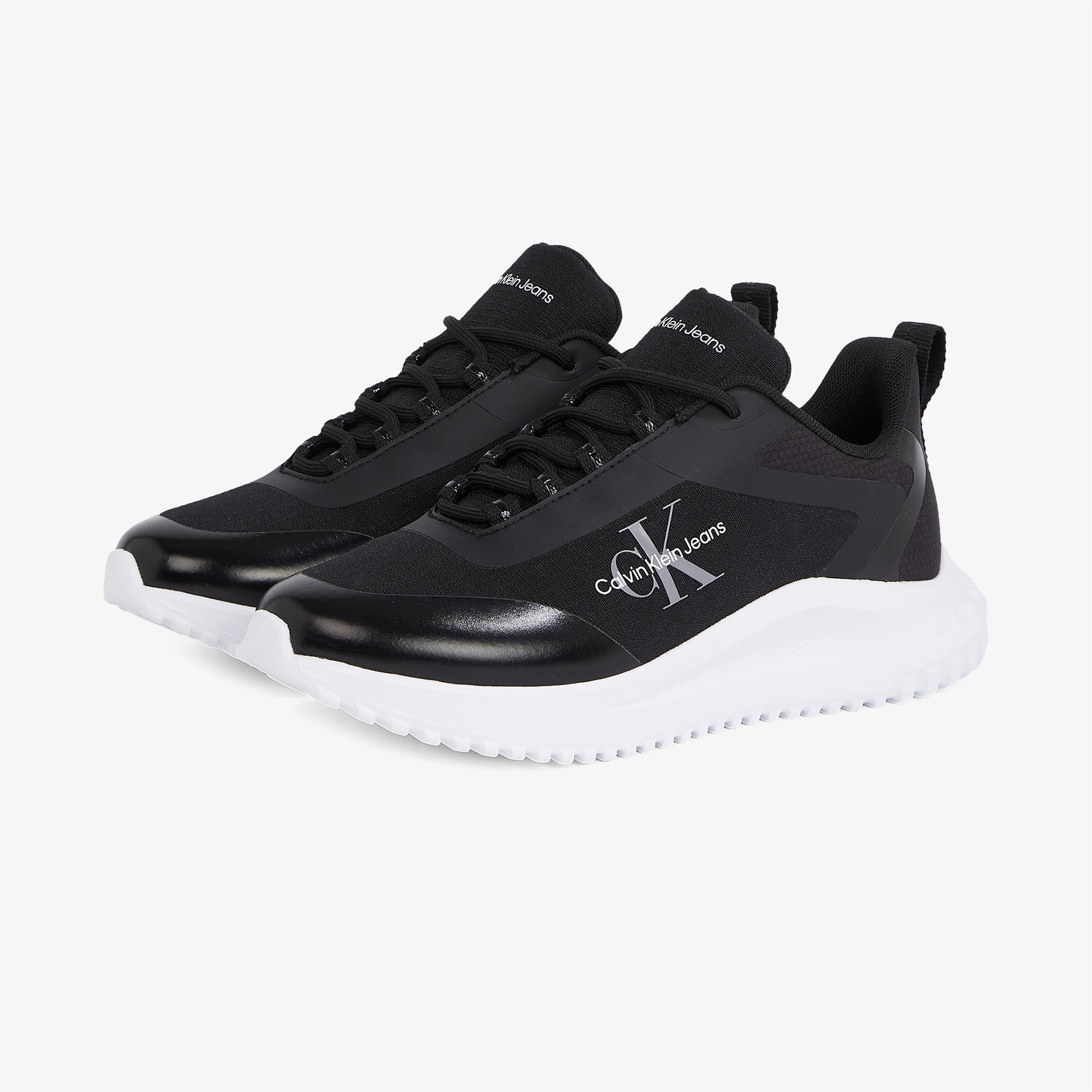 Calvin Klein Eva Runner Low Lace Mix Kadın Siyah Sneaker