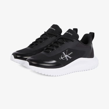  Calvin Klein Eva Runner Low Lace Mix Kadın Siyah Sneaker
