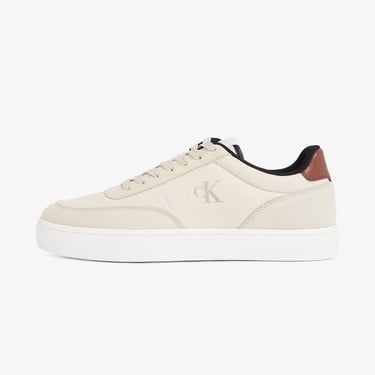  Calvin Klein Classic Cupsole Erkek Bej Sneaker