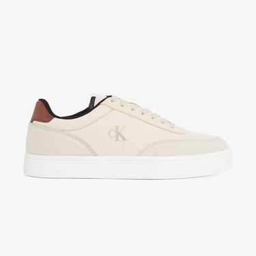  Calvin Klein Classic Cupsole Erkek Bej Sneaker