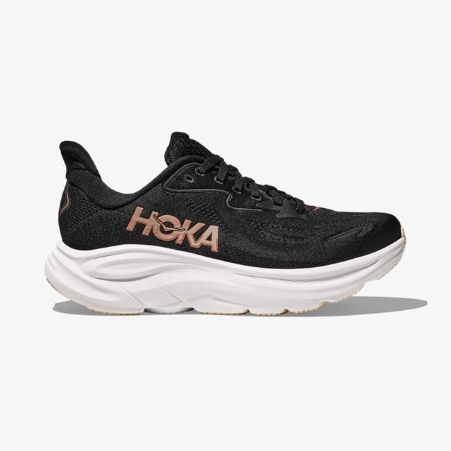  Hoka Clifton 10 Kadın Siyah Yol Koşu Ayakkabısı